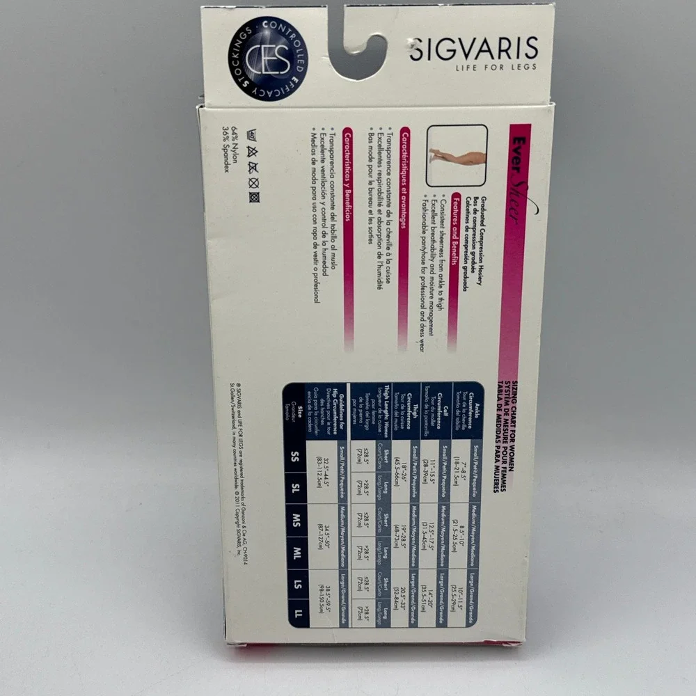 Sigvaris Compression Hosiery Women SS Multi 20-30mmHg Socks Pantyhose Lot of 4